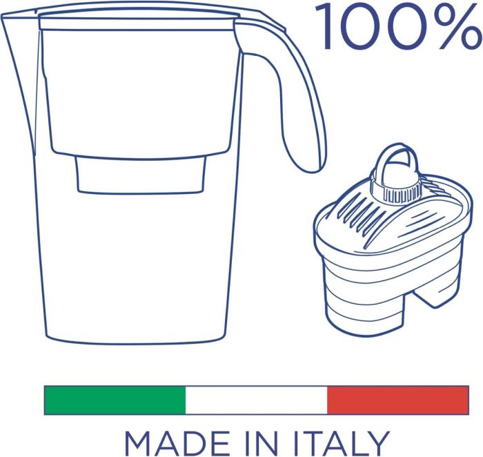 Cana filtranta de apa Laica Tosca, 2,3L, + 4 cartuse filtrante [4]