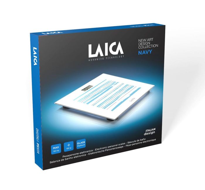 Cantar electronic Laica PS1074, 150 kg, alb [3]