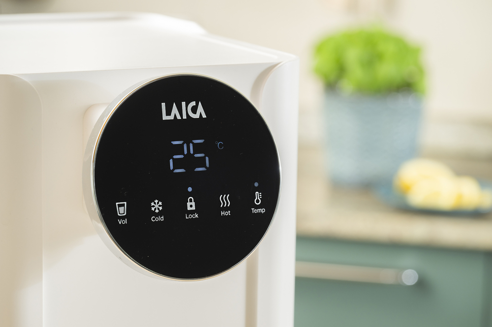 Dispenser de apă filtrată rece și fierbinte LAICA, 7 trepte de temperatură, 10- 90 grade C, 3L, [15]
