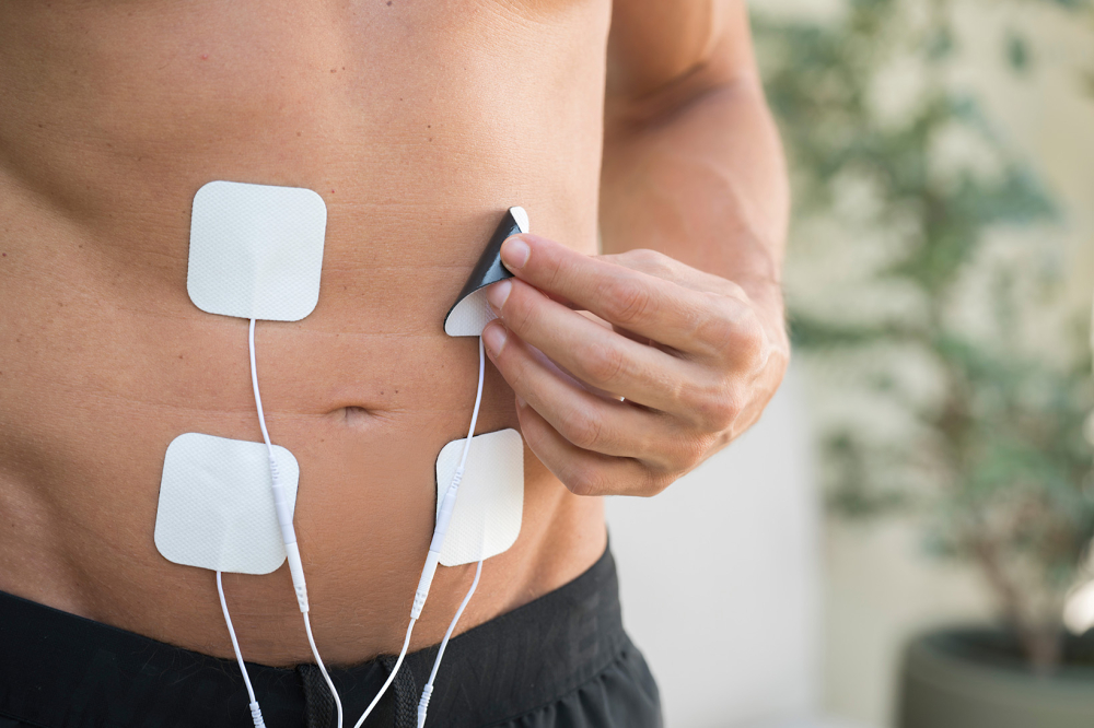 NOU: Aparat de masaj Electrostimulator nervos transcutanat TENS, 4 electrozi, 2 canale, 50 programe [8]