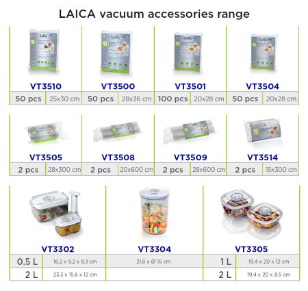Aparat de ambalare in vid Laica VT3119, 12L/min, 110W [5]