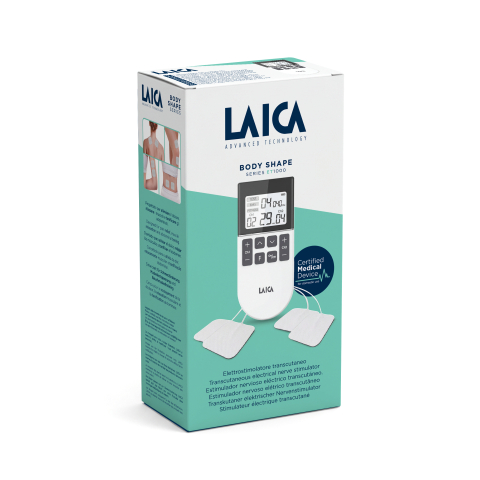 NOU: Aparat de masaj Electrostimulator nervos transcutanat TENS, 4 electrozi, 2 canale, 50 programe [1]