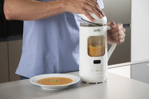 NOU Blender cu functie de gatit LAICA VB3301, 1 litru, sticla, auto curatare [16]