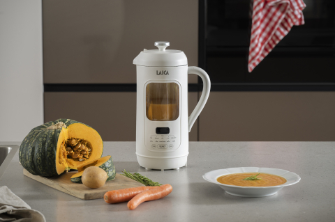 NOU Blender cu functie de gatit LAICA VB3301, 1 litru, sticla, auto curatare [19]