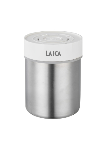 NOU: Borcan din inox cu vidare automată Laica VT3309, 0,8 L, păstrează prospețimea, textura și aroma intacte [3]
