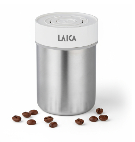 Aparate de vidat - NOU: Borcan din inox cu vidare automată Laica VT3309, 0,8 L, păstrează prospețimea, textura și aroma intacte
