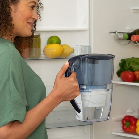 Cana filtranta de apa Aqua Optima Oria, albastru, 2,8 litri [2]