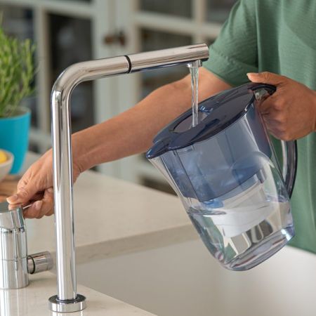 Cana filtranta de apa Aqua Optima Oria, albastru, 2,8 litri [1]