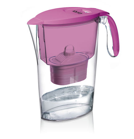 Cani filtrante de apa Laica - Cana filtranta de apa Laica Clear Line, 2.3 litri, Fuchsia