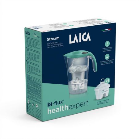 Cana filtranta de apa Laica HealthExpert, 2.3 l, reduce PFAs, microplastic [1]