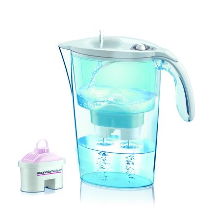 Stream Colors - 2,3 litri - Cana filtranta de apa Laica Magnesium Active J31EC, Alb, 2.3 litri