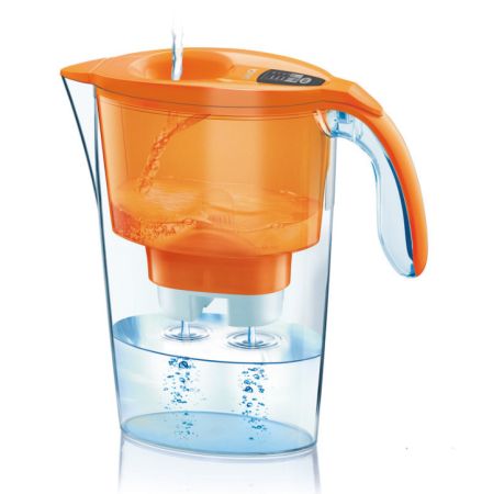 Stream Colors - 2,3 litri - Cana filtranta de apa Laica Stream Orange, 2.3 litri