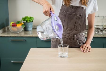 Cana filtranta de apa Laica Stream Violet, 2.3 litri [4]