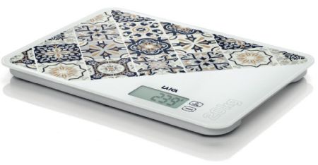 In bucatarie - Cantar electronic de bucatarie Laica KS5021, 20 kg, maro, design mediteraneean