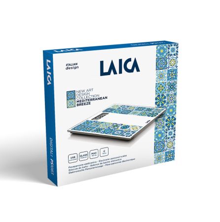 Cantar electronic Laica PS1083, 180 kg, albastru, incarcare USB [2]