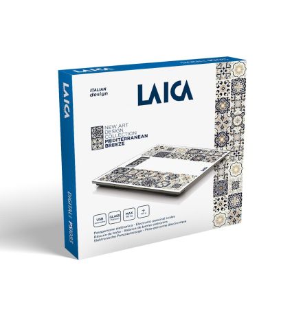 Cantar electronic Laica PS1083, 180 kg, maro, incarcare USB [2]