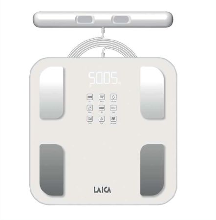 NOU: Cantar Smart compoziție corporală Body Composition Laica PS7126, 180 kg, 30 parametri [3]