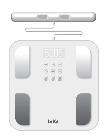 Cantare electronice - NOU: Cantar Smart compoziție corporală Body Composition Laica PS7126, 180 kg, 30 parametri