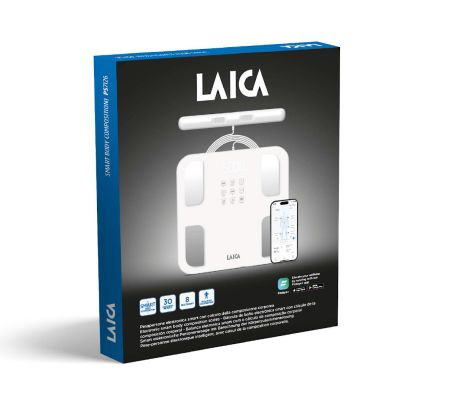 NOU: Cantar Smart compoziție corporală Body Composition Laica PS7126, 180 kg, 30 parametri [2]