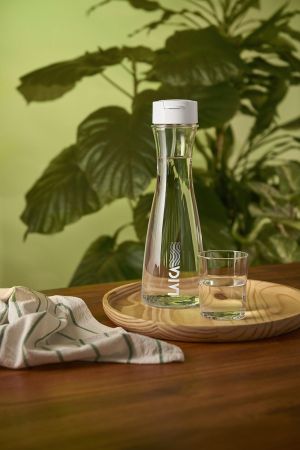 NOU: Carafa filtranta de apa Laica GlaSSmart, din sticla, 1.1 litri, Verde [4]