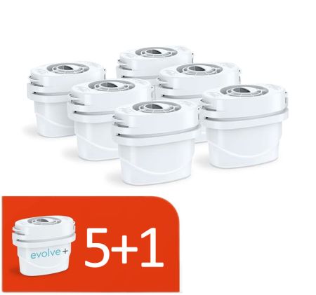 Cartuse filtrante Aqua Optima Evolve+, 5+1 gratis, compatibile Brita [1]