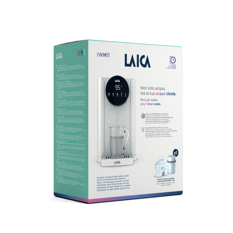 Dispenser de apă filtrată rece și fierbinte LAICA, 7 trepte de temperatură, 10- 90 grade C, 3L, [18]