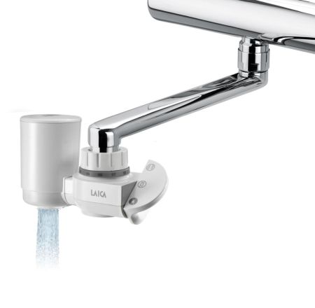 Filtru de apa cu fixare pe robinet Laica HydroSmart R60 Metal Stop, 3 functii, filtru 1200L [2]