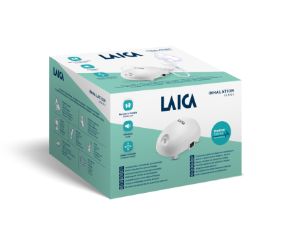 NOU: Aparat de aerosoli compact Laica NE3004, cu piston, copii si adulti [1]