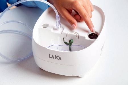 NOU: Aparat de aerosoli Laica NE2015, compartiment accesorii, cu piston, copii si adulti [4]