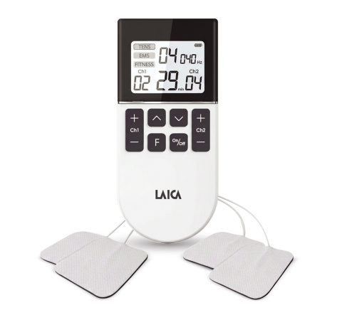 Masaj prin electrostimulare - NOU: Aparat de masaj Electrostimulator nervos transcutanat TENS, 4 electrozi, 2 canale, 50 programe