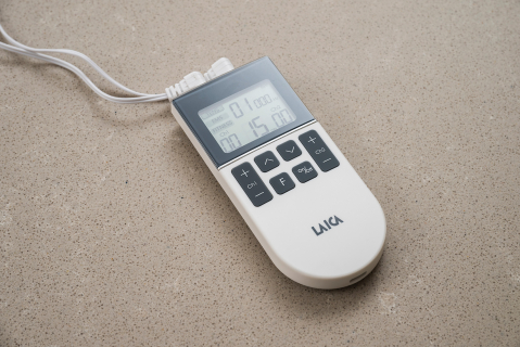 NOU: Aparat de masaj Electrostimulator nervos transcutanat TENS, 4 electrozi, 2 canale, 50 programe [12]