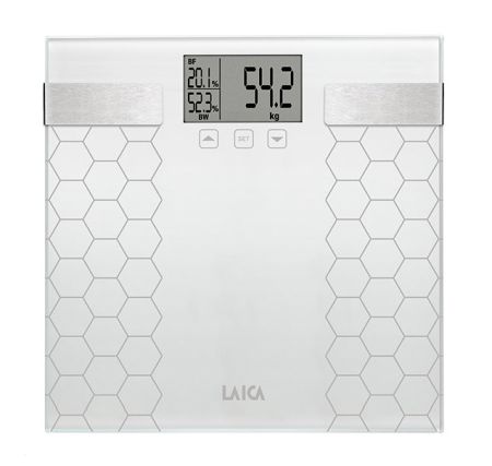 Cantare - Nou: Cantar cu compozitie corporala Laica PS5014, 180 kg, alb