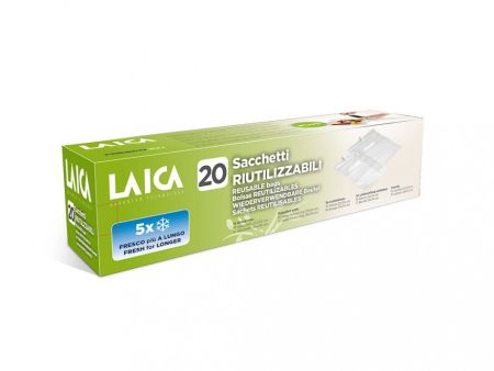 Pungi, role, caserole - Pungi de vidat reutilizabile Laica VT3521, 20 bucati
