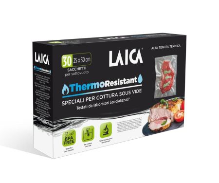 Aparate de Gatit Sous Vide - Pungi pentru Sous Vide Laica ThermoResistant TR1000, 25x30 cm, 30 buc.