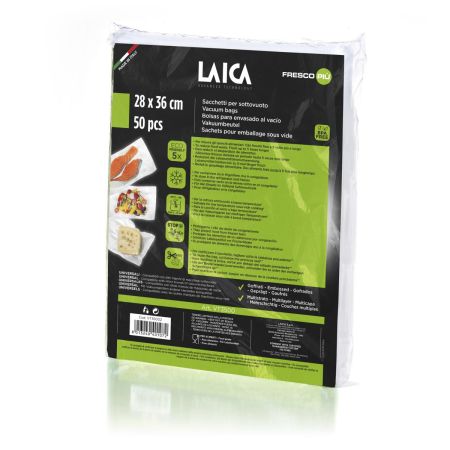 Pungi, role, caserole - Pungi pentru vidat alimente, 28x36 cm, Laica VT3500, 50 pungi