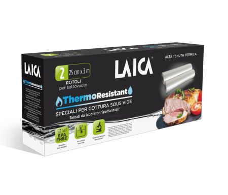 Aparate de Gatit Sous Vide - Role pentru Sous Vide Laica ThermoResistant TR2000, 25x300 cm.