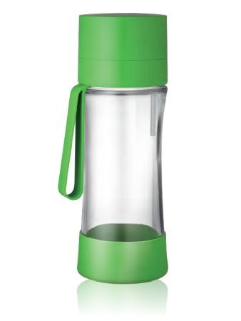 Filtrarea apei - Sticlă filtrantă Sport myLaica, din sticlă, 0,50 litri, portabilă, Verde