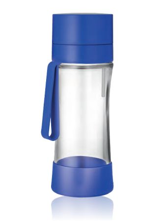 Filtrarea apei - Sticlă filtrantă Sport myLaica, Sticlă, 0,50 litri, portabilă, Albastru