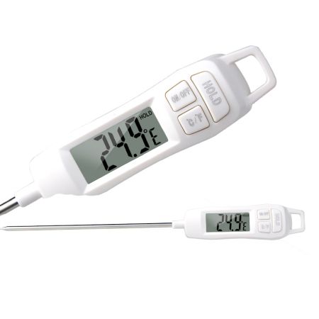 In bucatarie - Termometru cu sonda penetranta Katter KR40, pentru bucatarie, alb, 14 cm