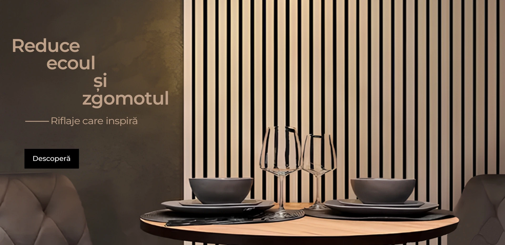 Riflaje Acustice - Reduce Ecoul și Zgomotul