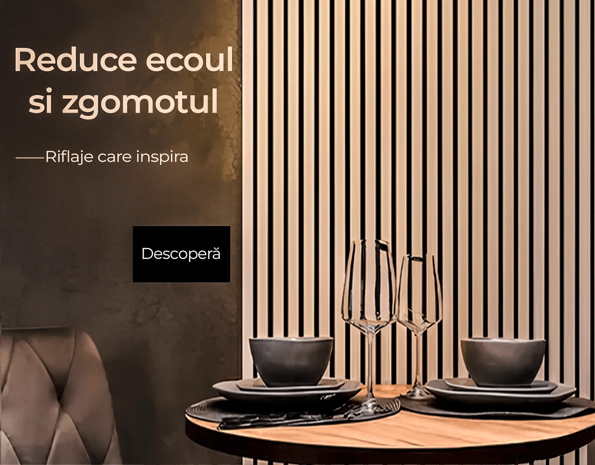 Riflaje Acustice - Reduce Ecoul și Zgomotul