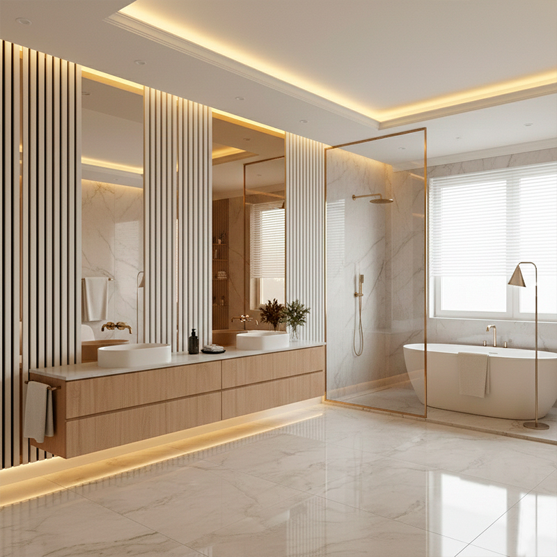 Riflaje Decorative cu Oglindă – Eleganță, Profunzime și Confort Modern