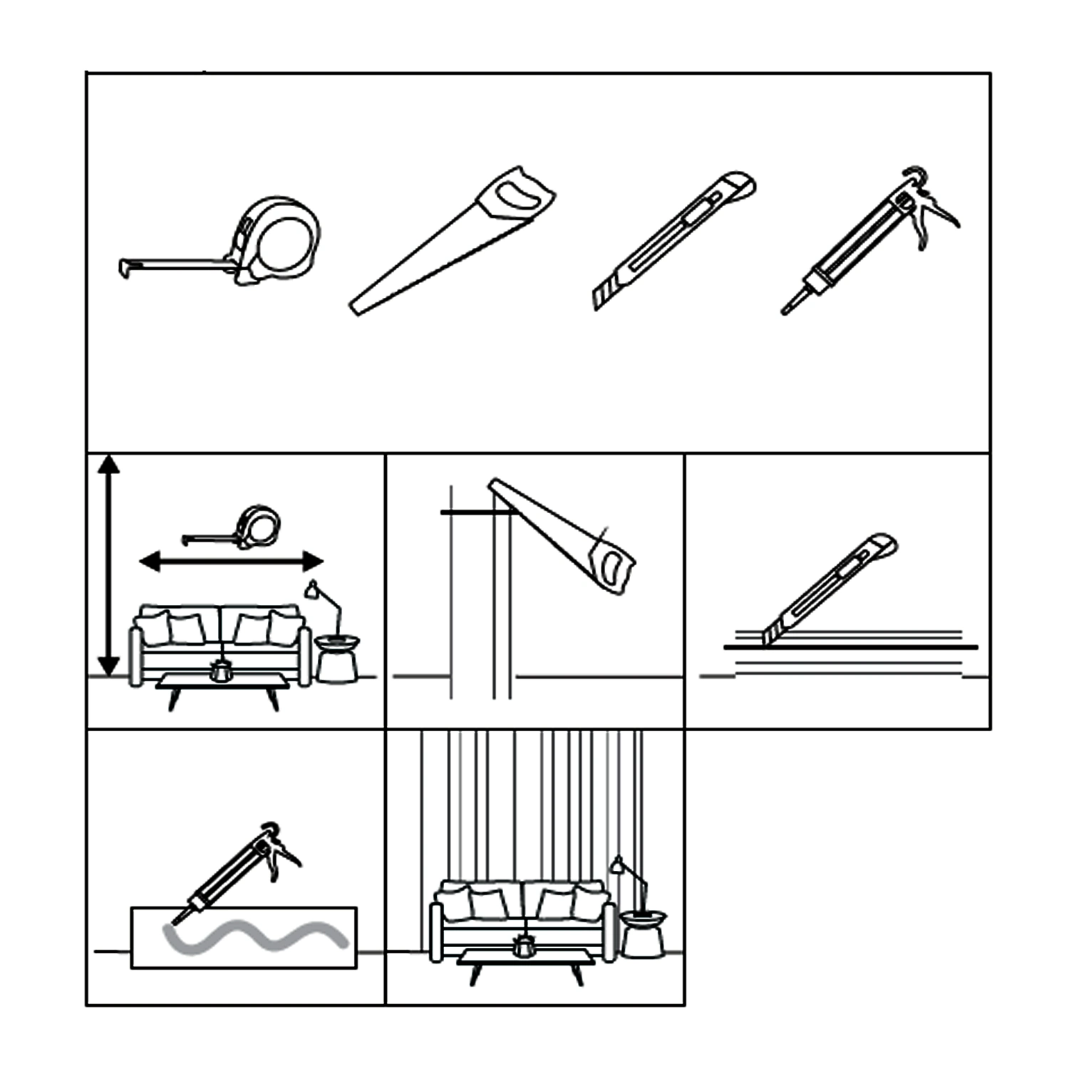 Riflaj Decorativ Alb cu Oglindă Argintie - Design Premium [4]
