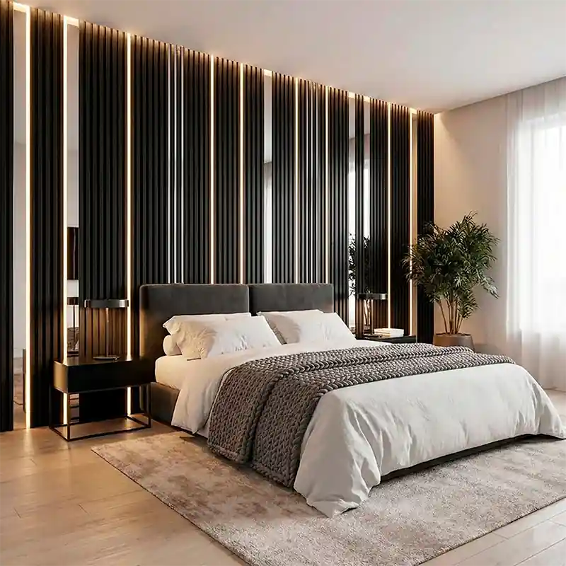 riflaj-mdf-negru-3-led-3-oglinda-argintie-60x280cm [2]