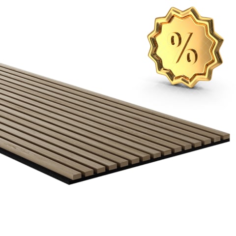 Riflaj mdf cu oglinda - Riflaj Acustic Premium – Stejar Deschis