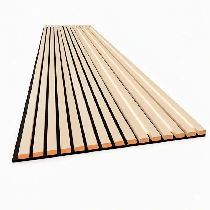 Riflaje Decorative cu LED - Riflaj MDF Crem cu 3 LED - 60x280cm