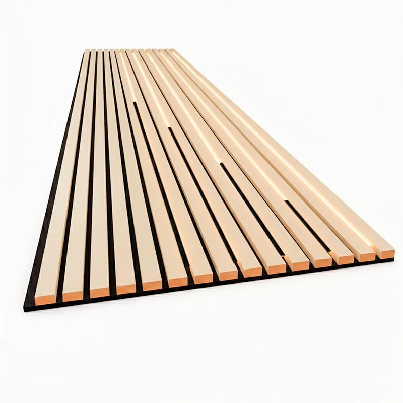 Riflaje Decorative cu LED - Riflaj MDF Crem cu 5 LED Cascada - 60x280cm