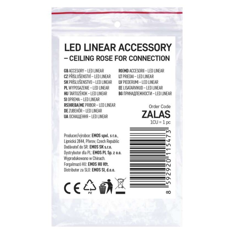 Accessories for connecting the power supply of ORTO linear luminaires [3]