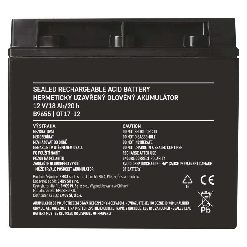 ACUMULATOR ACID SIGILAT SLA 12V 18AH [5]