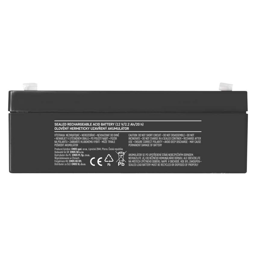 ACUMULATOR ACID SIGILAT SLA 12V 2.2AH-FASTON 4.7MM [5]